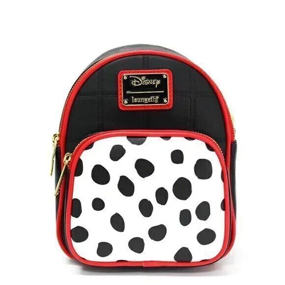 Loungefly Disney 101 Dalmatians Cruella de Vil Convertible Backpack Exclusive‎ - Picture 1 of 8